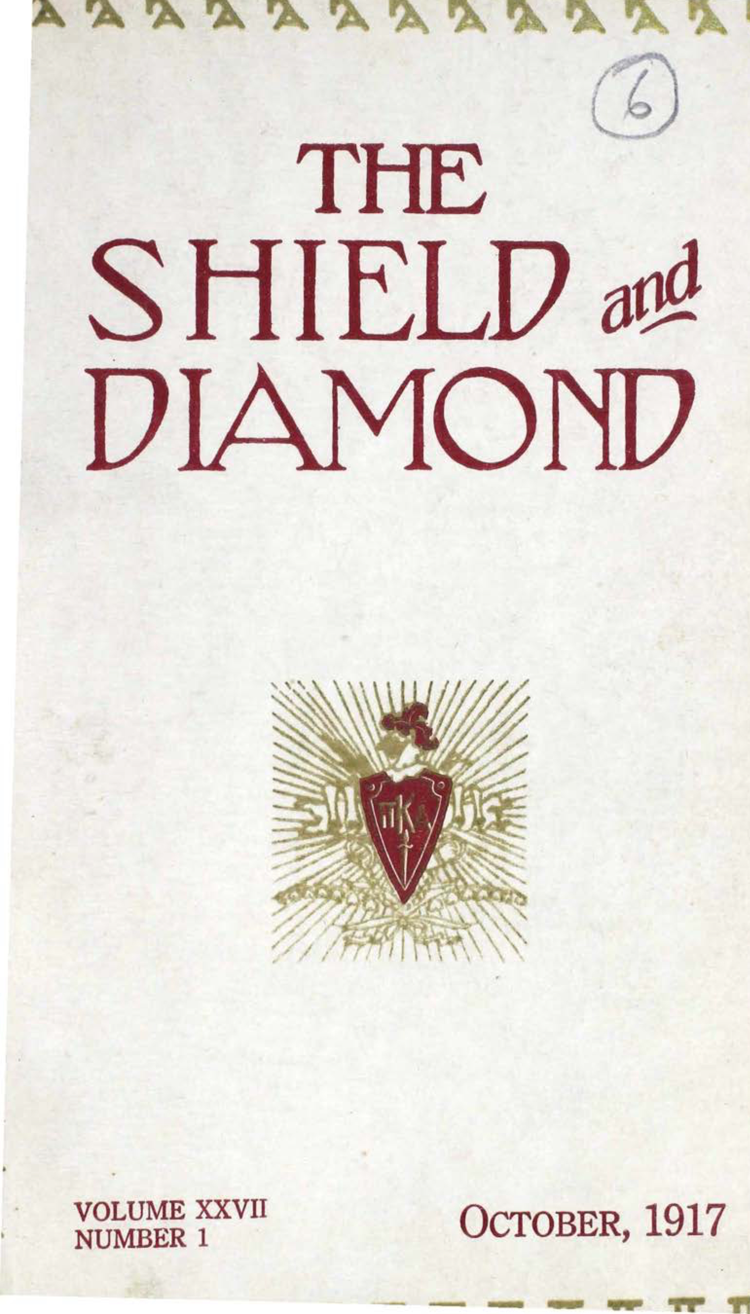 Shield and Diamond, Vol. 27, No. 1, October 1917